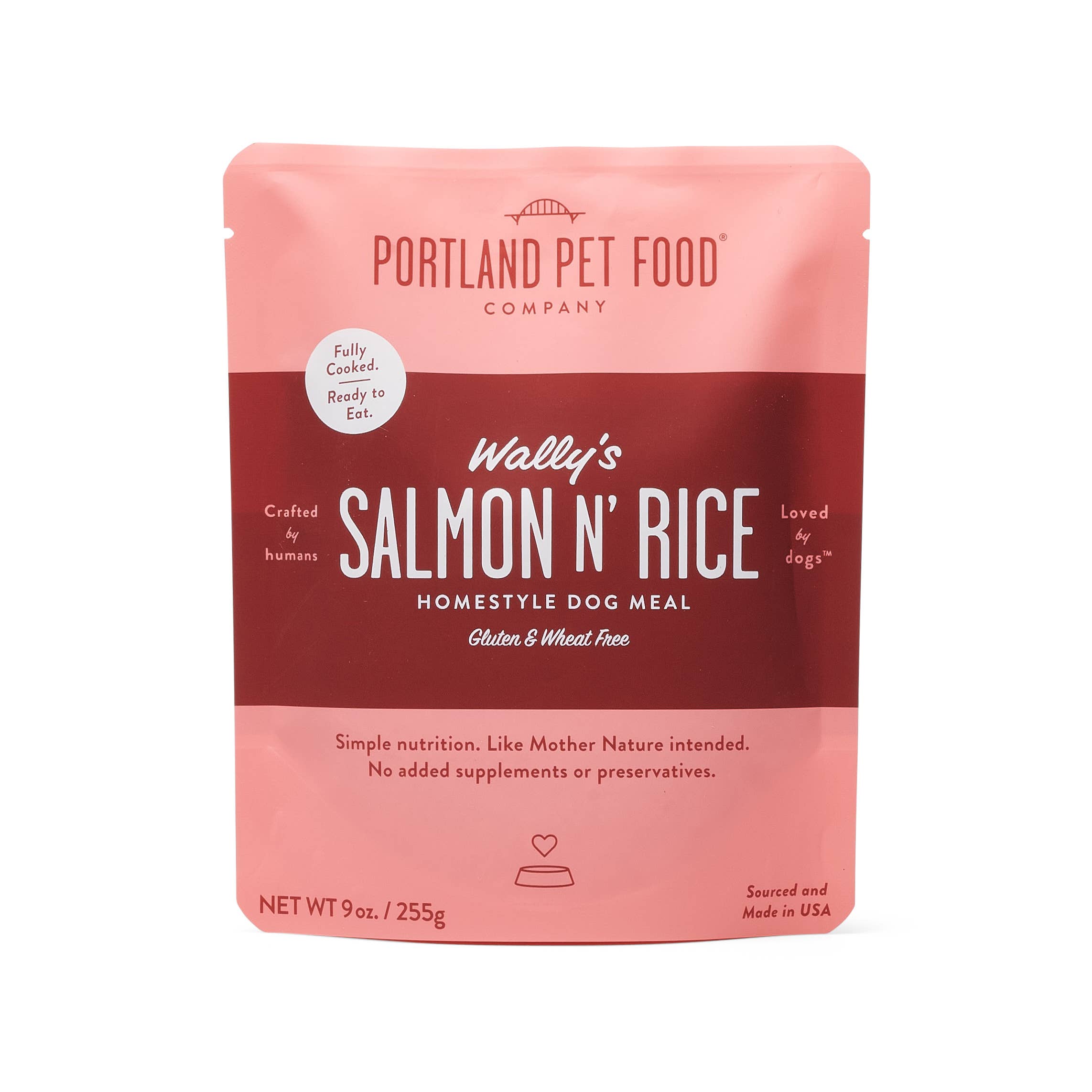 Portland Pet Food Company - Wally's Salmon N' Rice Homestyle Dog Meal