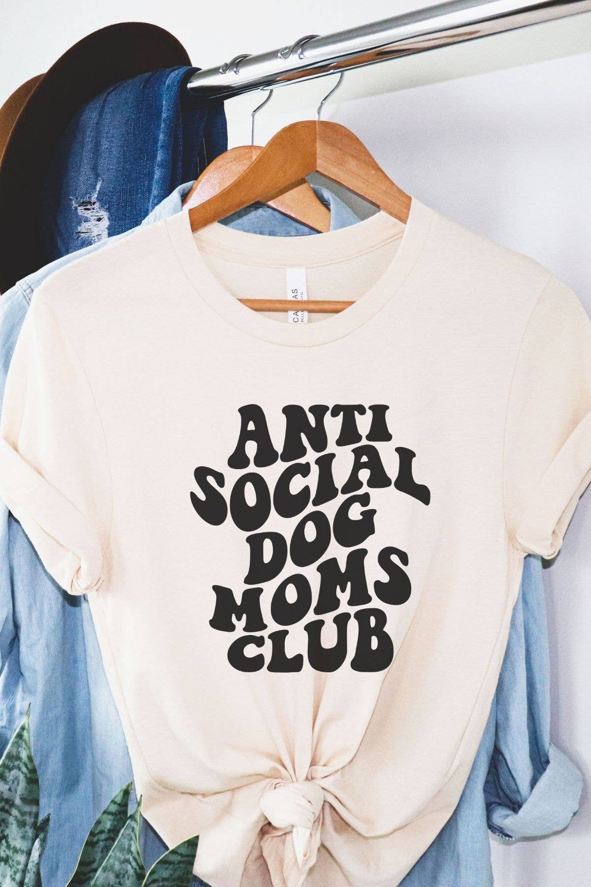Liv + Love - The Anti Social Dog Mom Graphic Tee