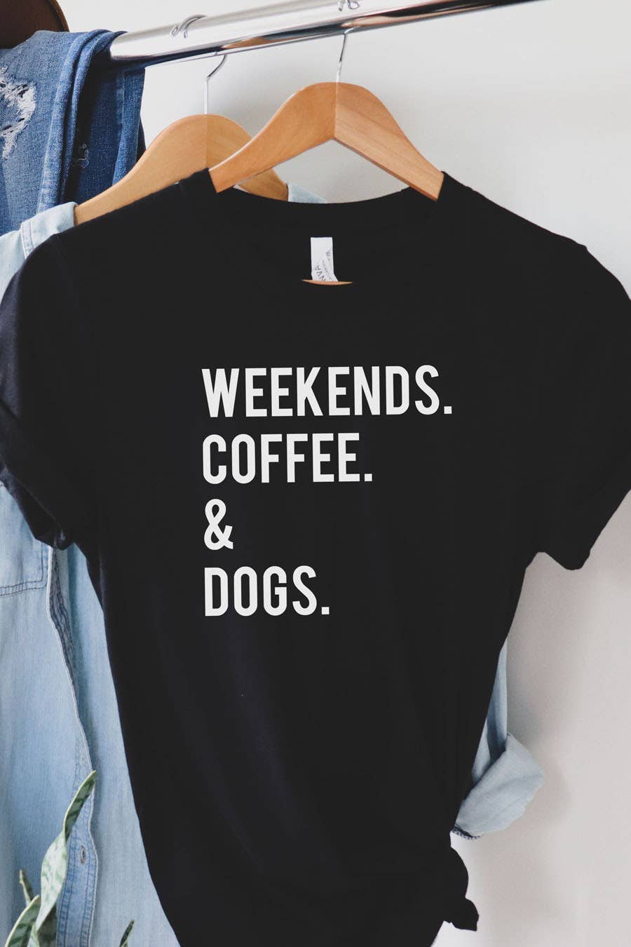 Bella Me - Weekends Coffee Dogs Graphic Tee