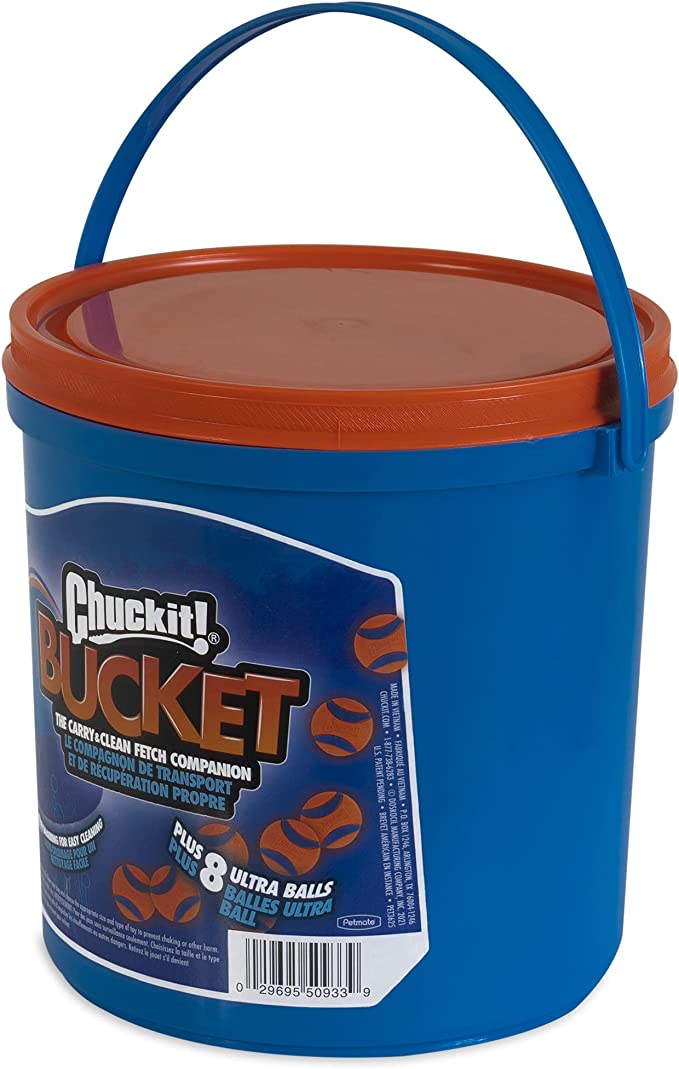 Chuckit!® Bucket - Medium Size 8 Pack With Cleaning Bucket