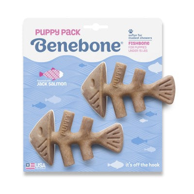Benebone Fishbone - Puppy 2/Pack