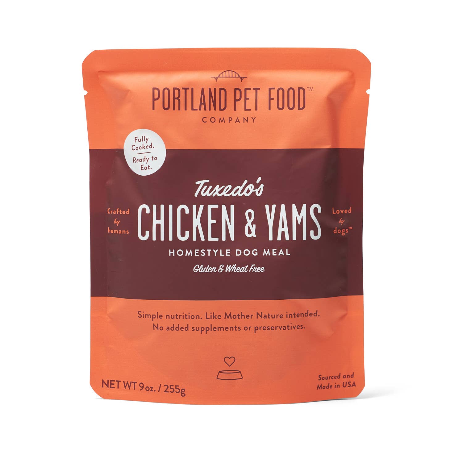 Portland Pet Food Company - Tuxedo's Chicken and Yams Homestyle Dog Meal