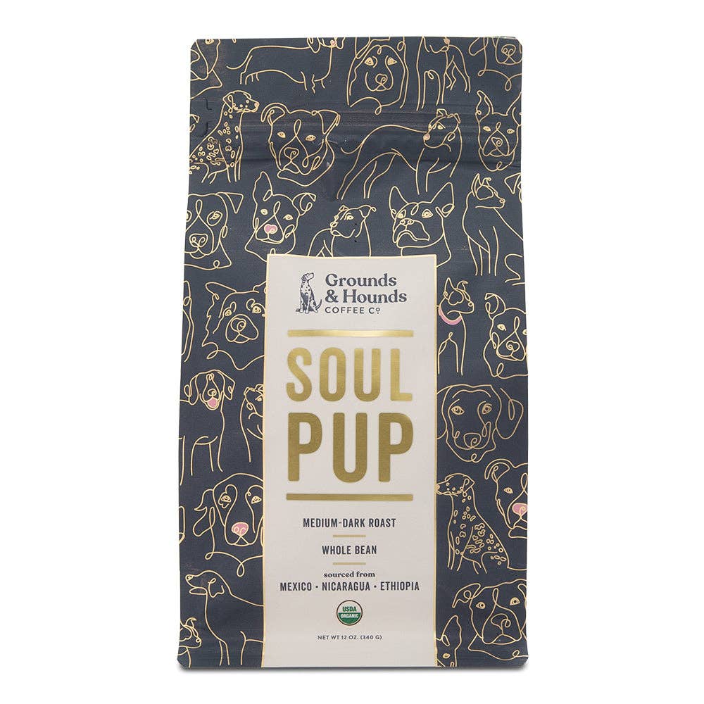 Grounds & Hounds Coffee Co. - Soul Pup Coffee: Whole Bean