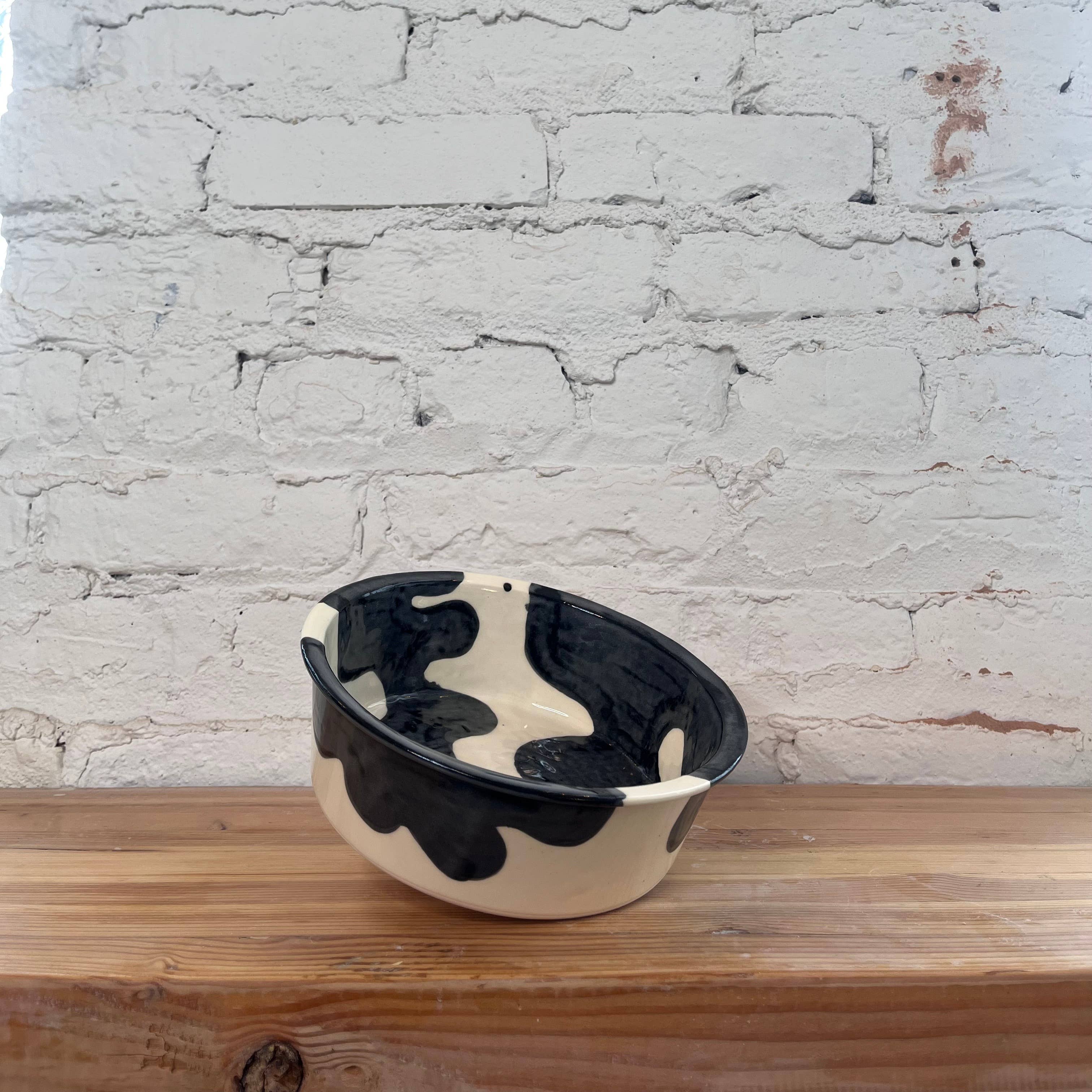 Rise and Shine Ceramics - Dog Bowl: Cow