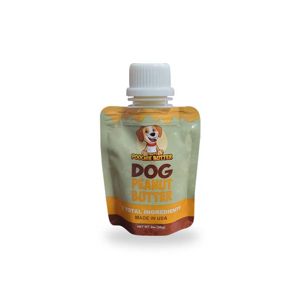 Poochie Butter - 2oz Peanut Butter Squeeze Pack