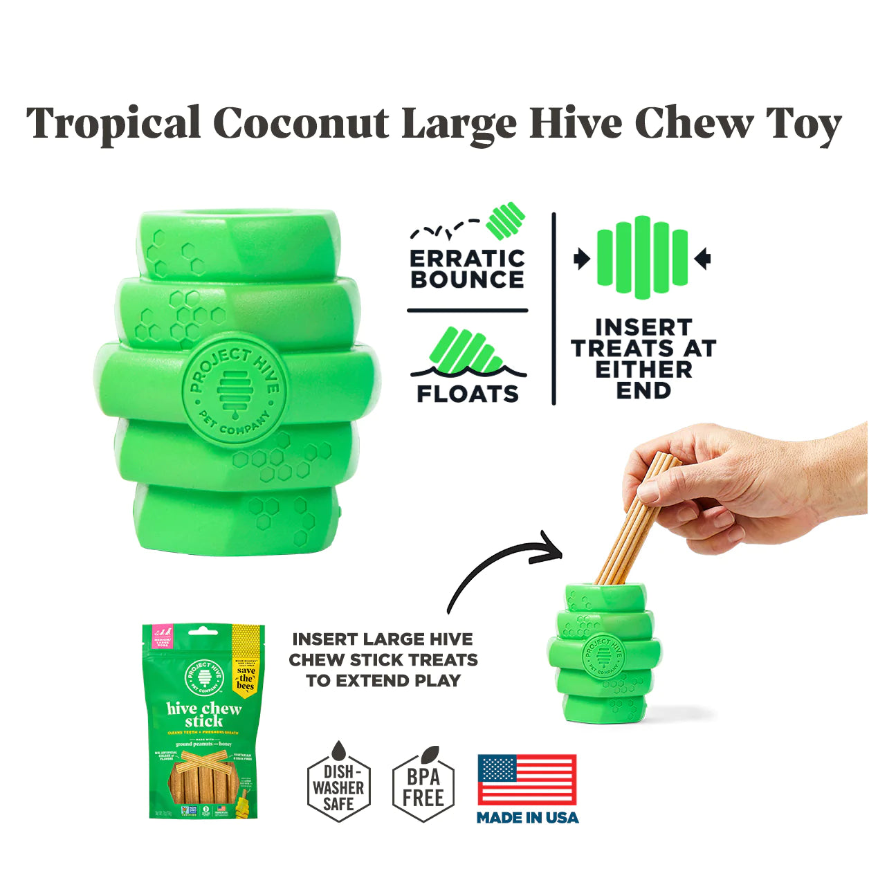 Project Hive Floating Stuff-able Hive - Tropical Coconut Scent