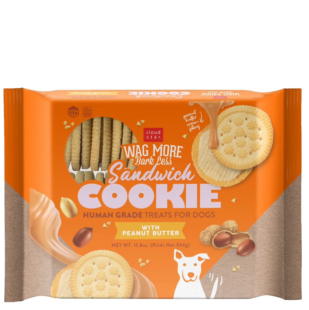 Wag More Bark Less - Peanut Butter Sandwich Cookies