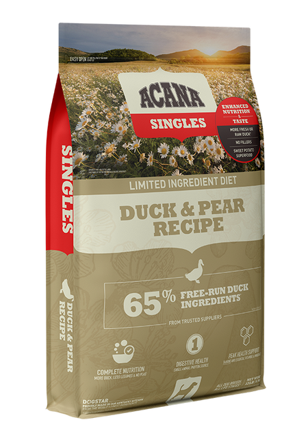 Acana duck and pear 25lb best sale