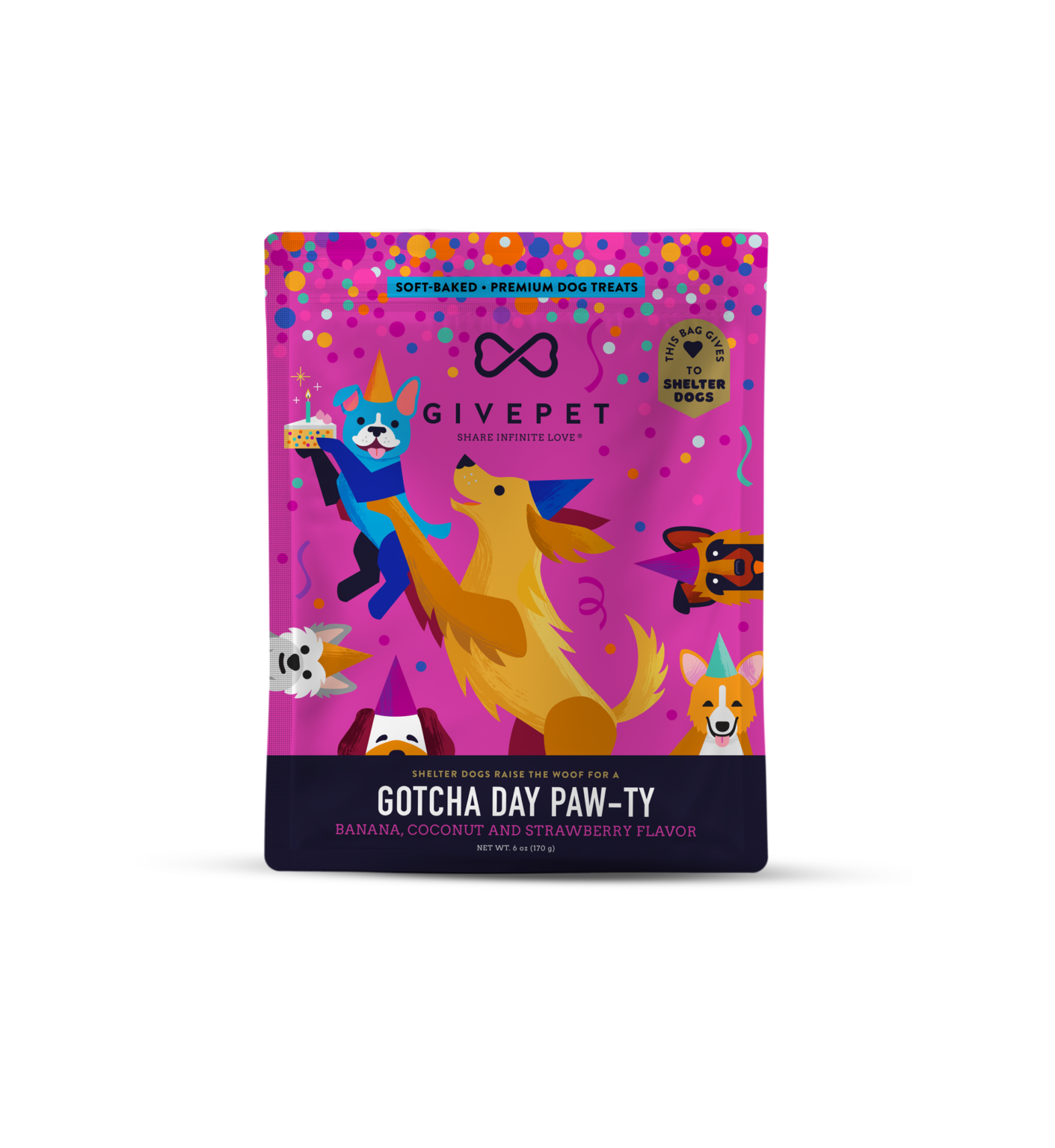 Givepet Soft-Baked Gotcha Day Pawty Treats