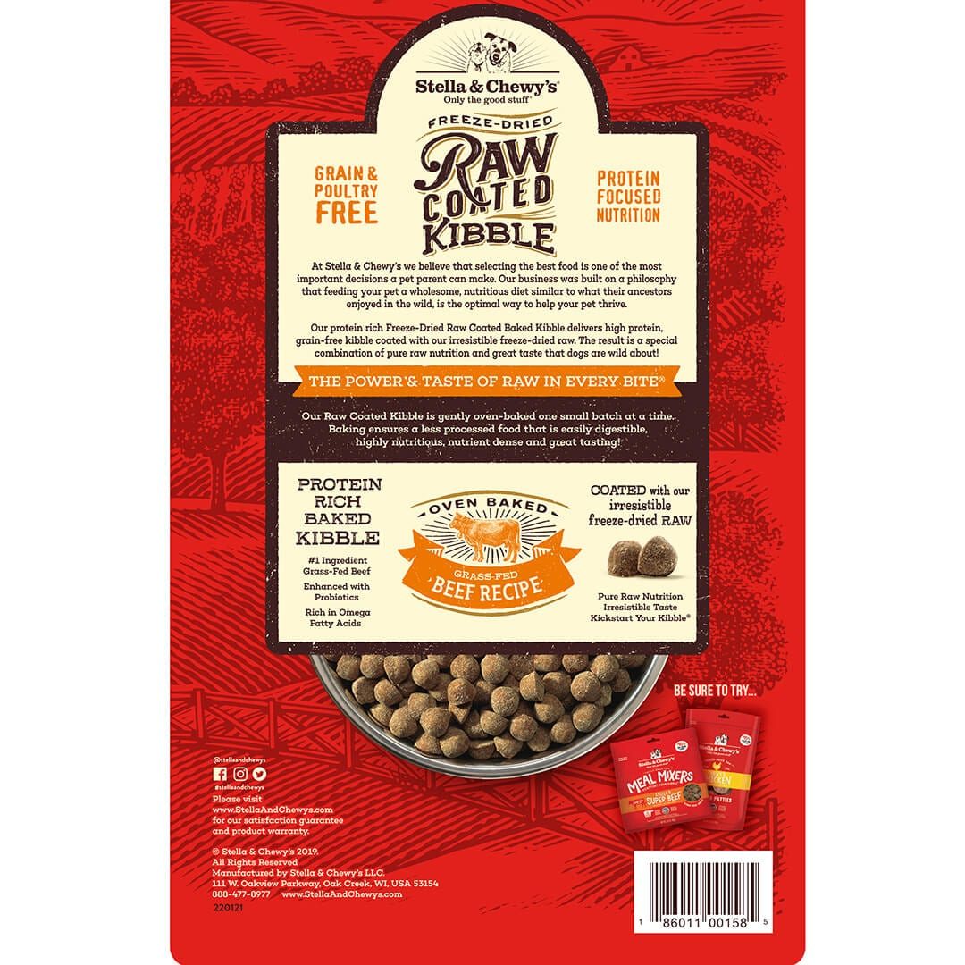 Stella & Chewy's Raw Coated Beef Kibble