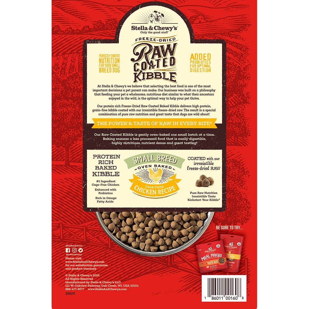 Stella & Chewy's Raw Coated Chicken - Small Breed Kibble