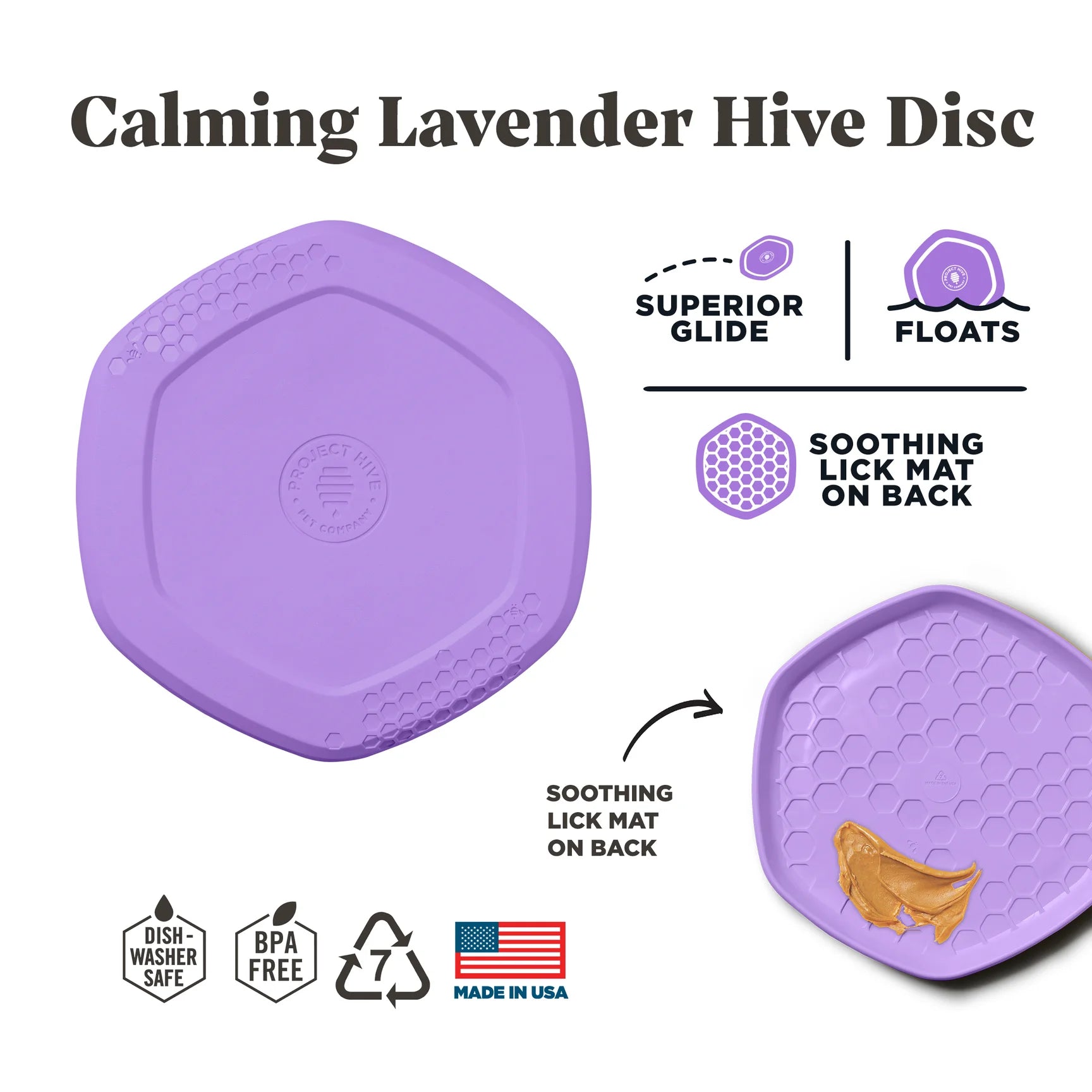 Project Hive Floating Frisbee Disc - Lavender Scent