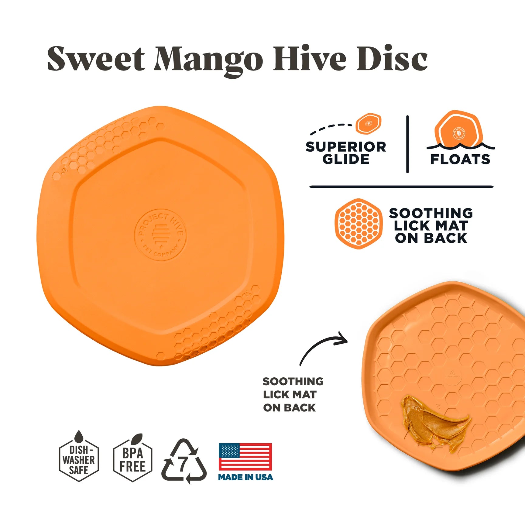 Project Hive Floating Frisbee Disc - Sweet Mango Scent