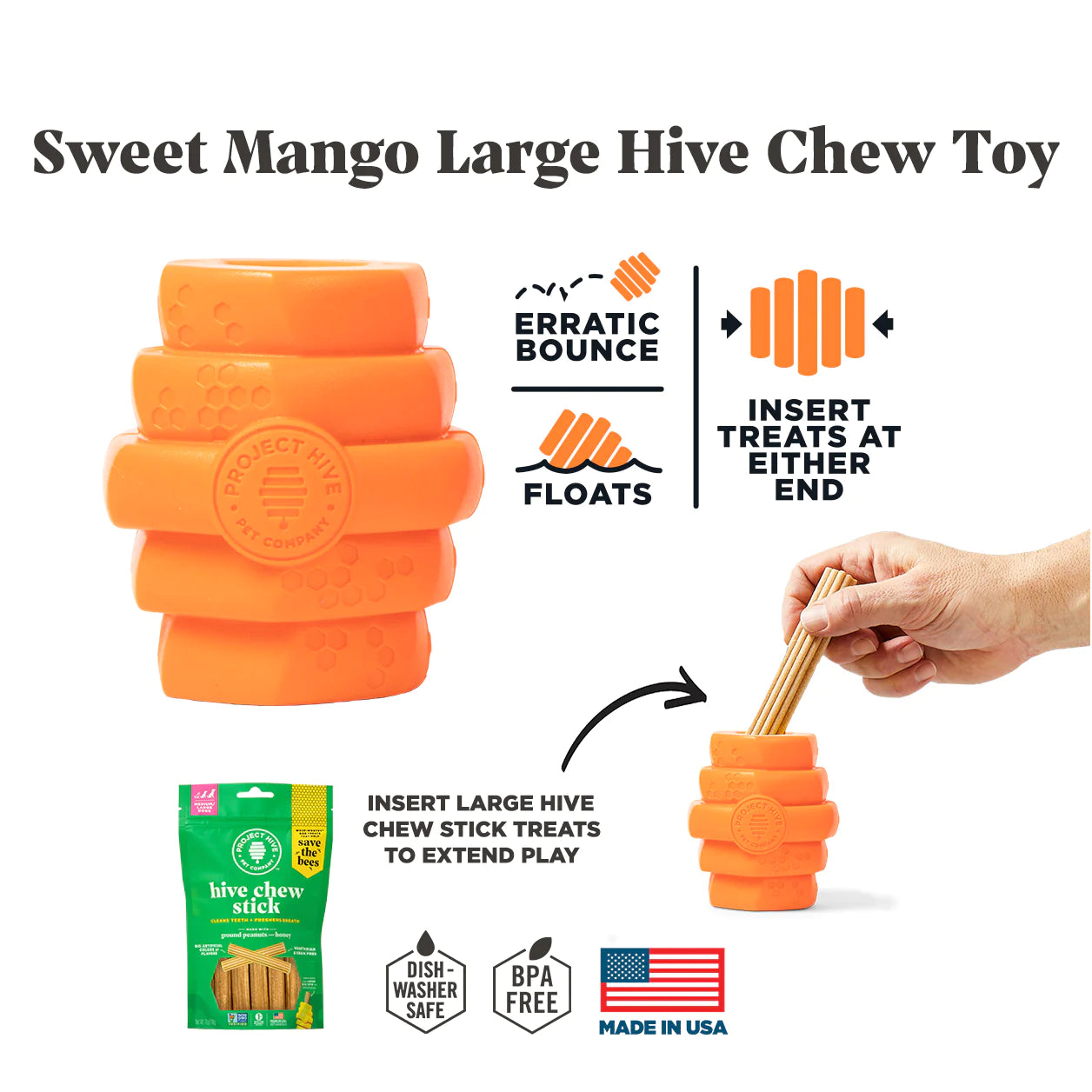 Project Hive Floating Stuff-able Hive - Sweet Mango Scent