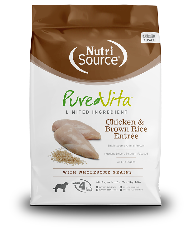 Nutrisource Pure Vita - Chicken & Brown Rice