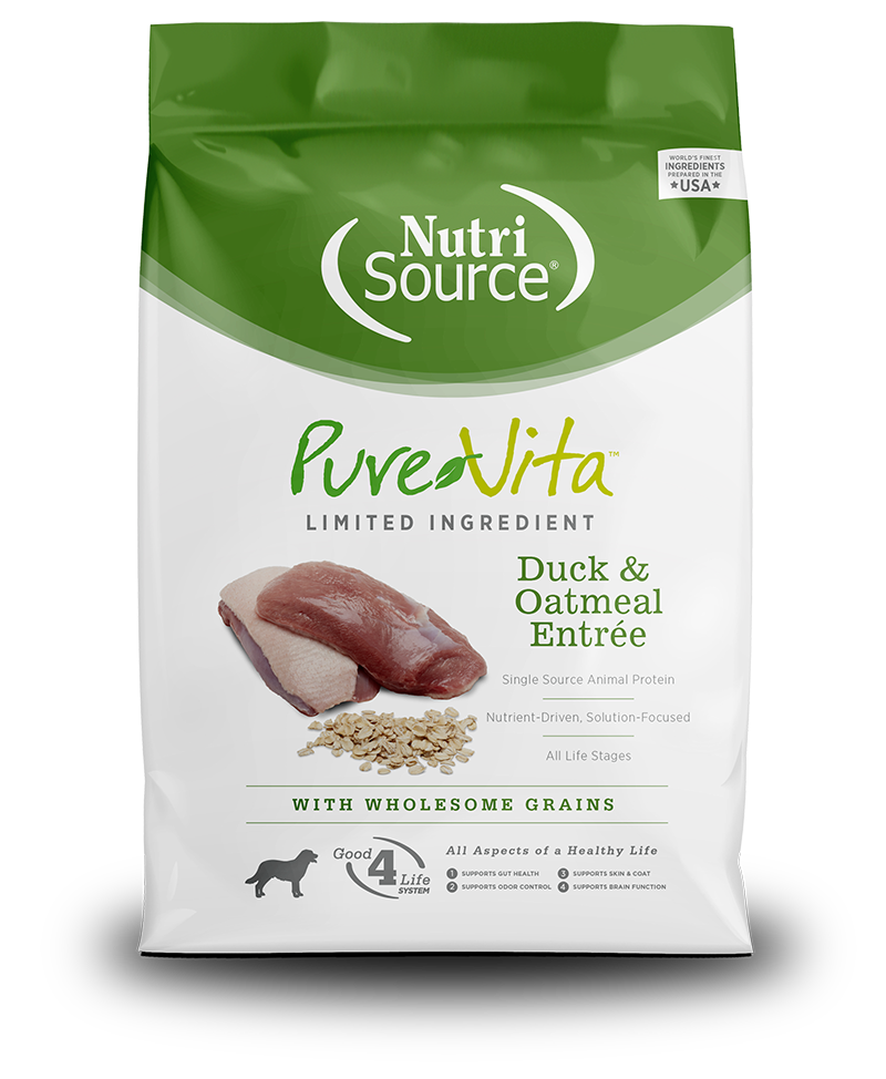 Nutrisource Pure Vita - Duck & Oatmeal