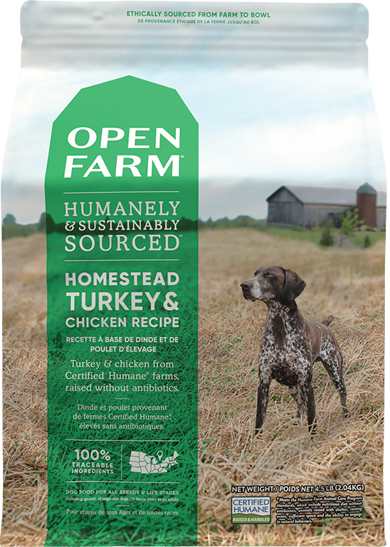 Open Farm GF Dog Food - Homestead Turkey & Chicken