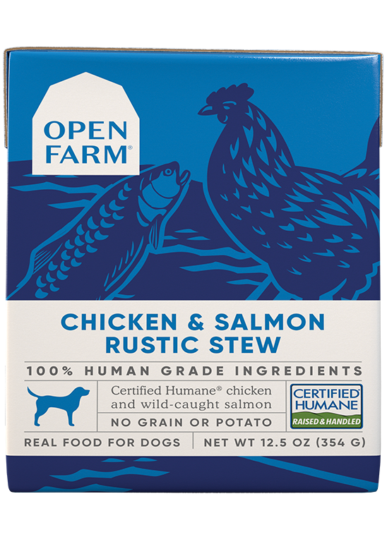 Open Farm Chicken & Salmon Rustic Stew Wet Dog Food