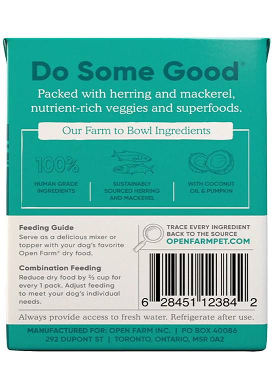 Open Farm Herring &amp; Mackerel Rustic Stew Wet Dog Food