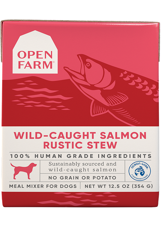 Open Farm Wild-Caught Salmon Rustic Stew Wet Dog Food