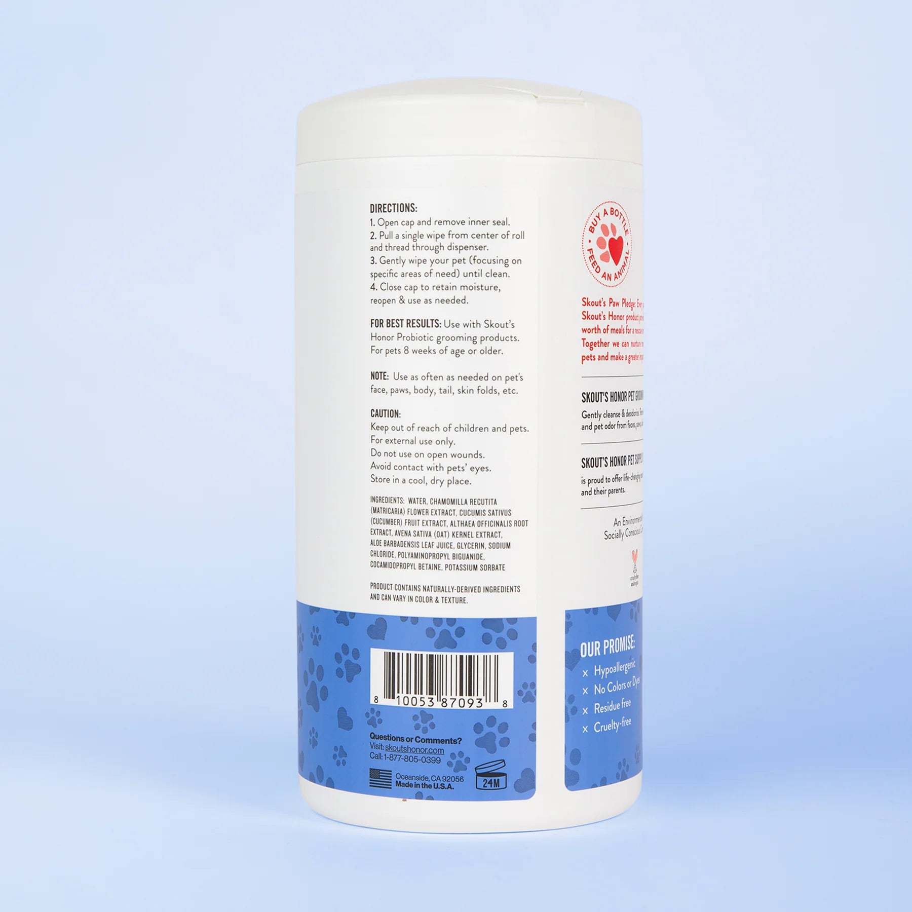 Pet Grooming Wipes for Cats &amp; Dogs