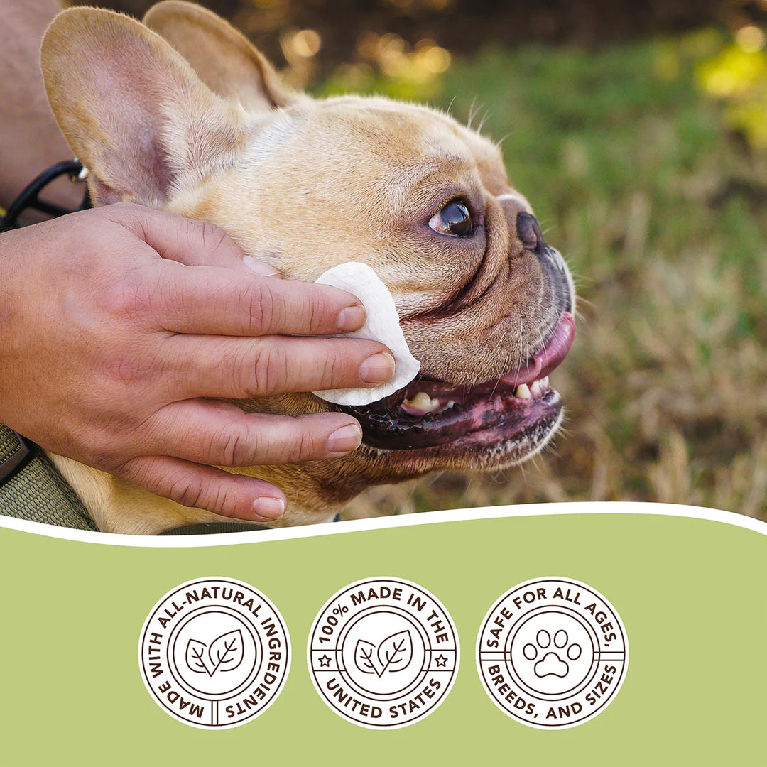 Natural Dog Company Wrinkle Wipes