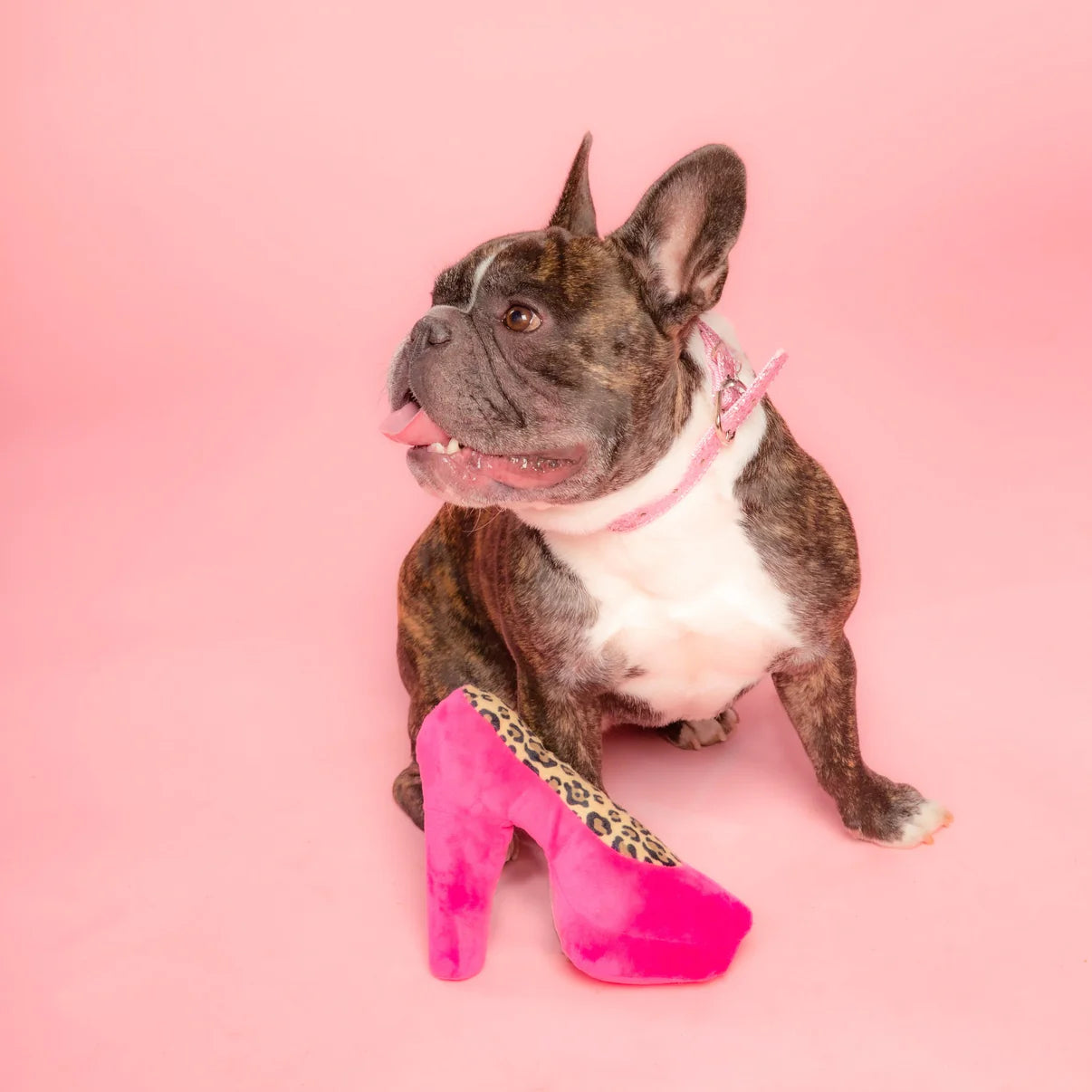 Doggy Parton - Pink Fabulous High Heel Plush Dog Squeaky Toy