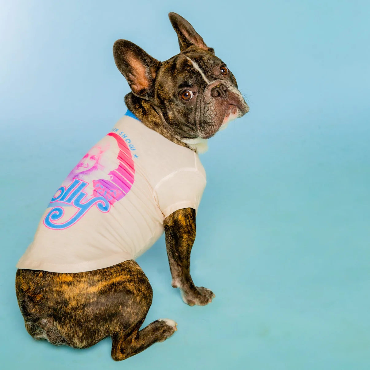 Doggy Parton - White All Star Show Vintage Style Shirt for Pets