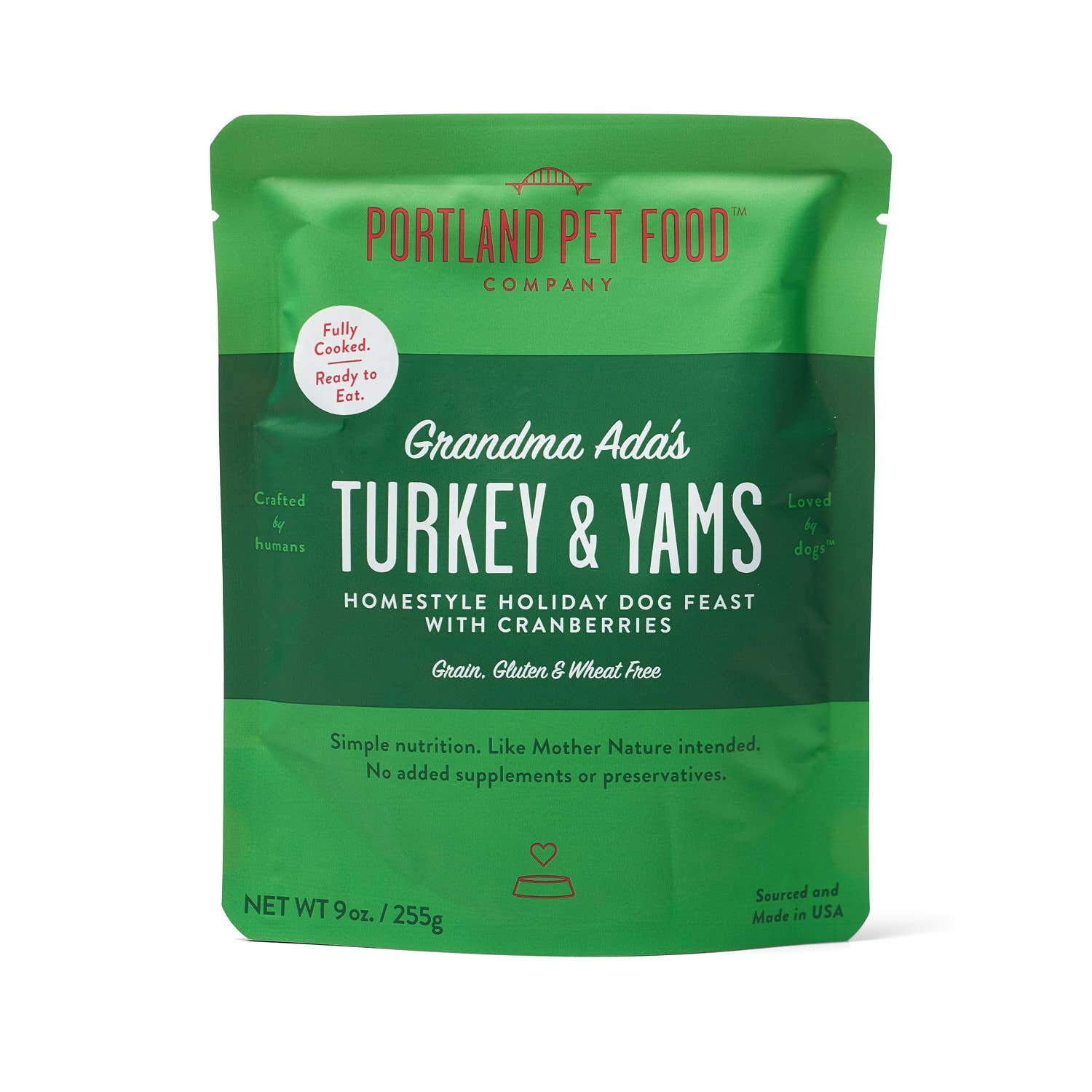 Portland Pet Food Company - Grandma Ada's Turkey and Yams Homestyle Dog Meal