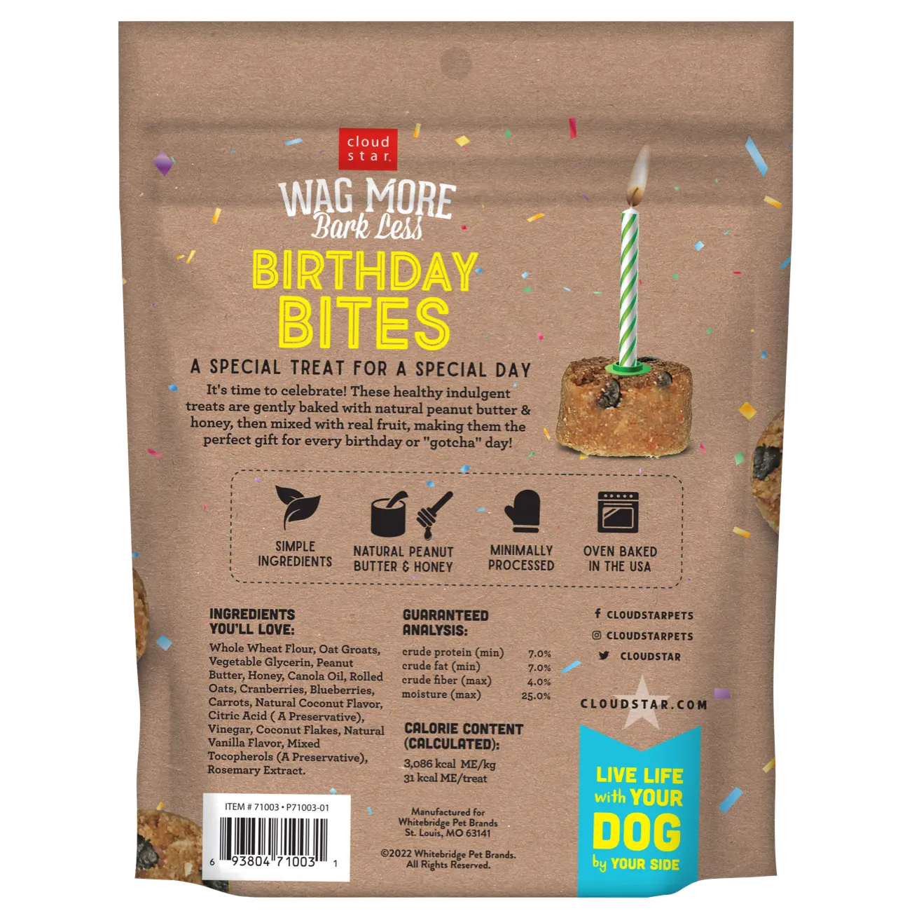 Wag More Bark Less - PB & Honey Birthday Bites