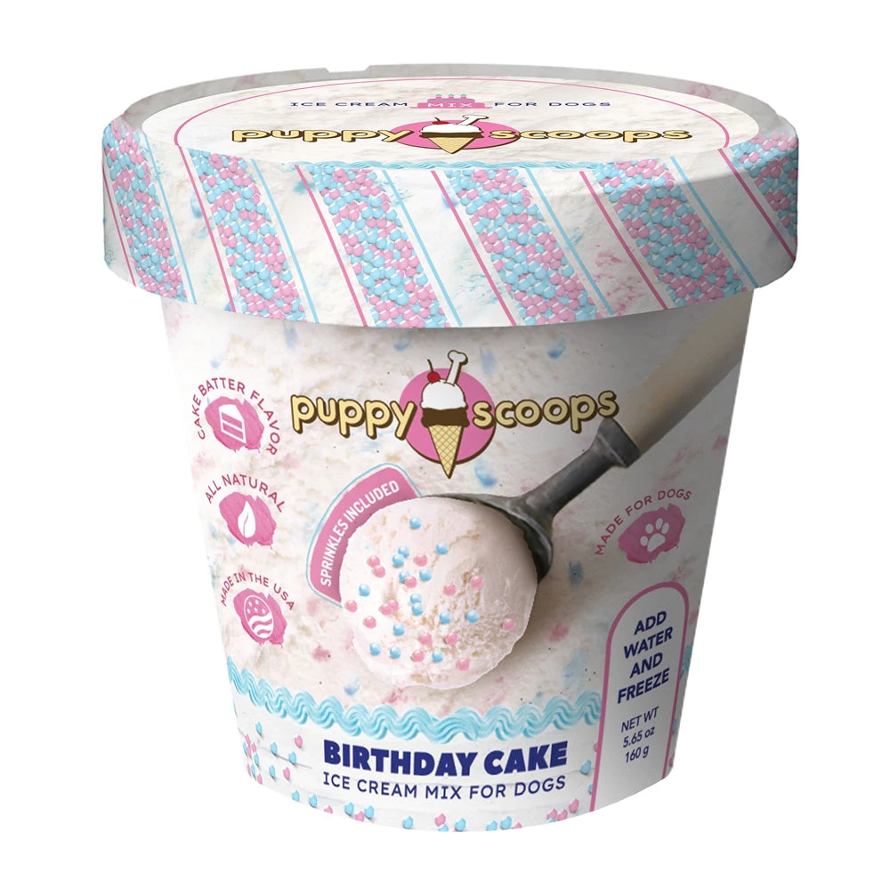 Puppy Cake - Ice Cream Mix - Birthday Cake