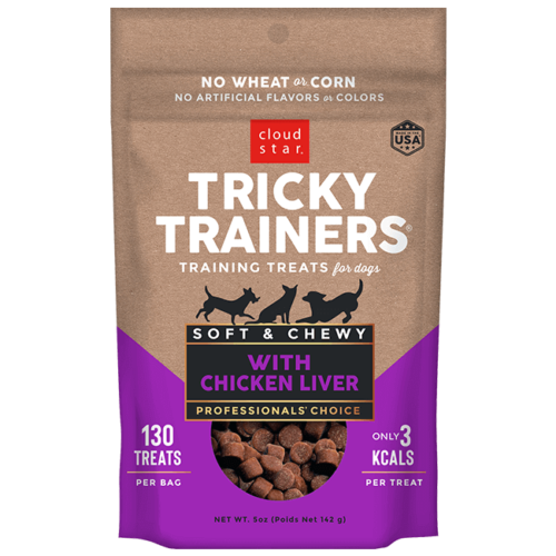 TRICKY TRAINERS SOFT & CHEWY WITH Chicken Liver 5oz