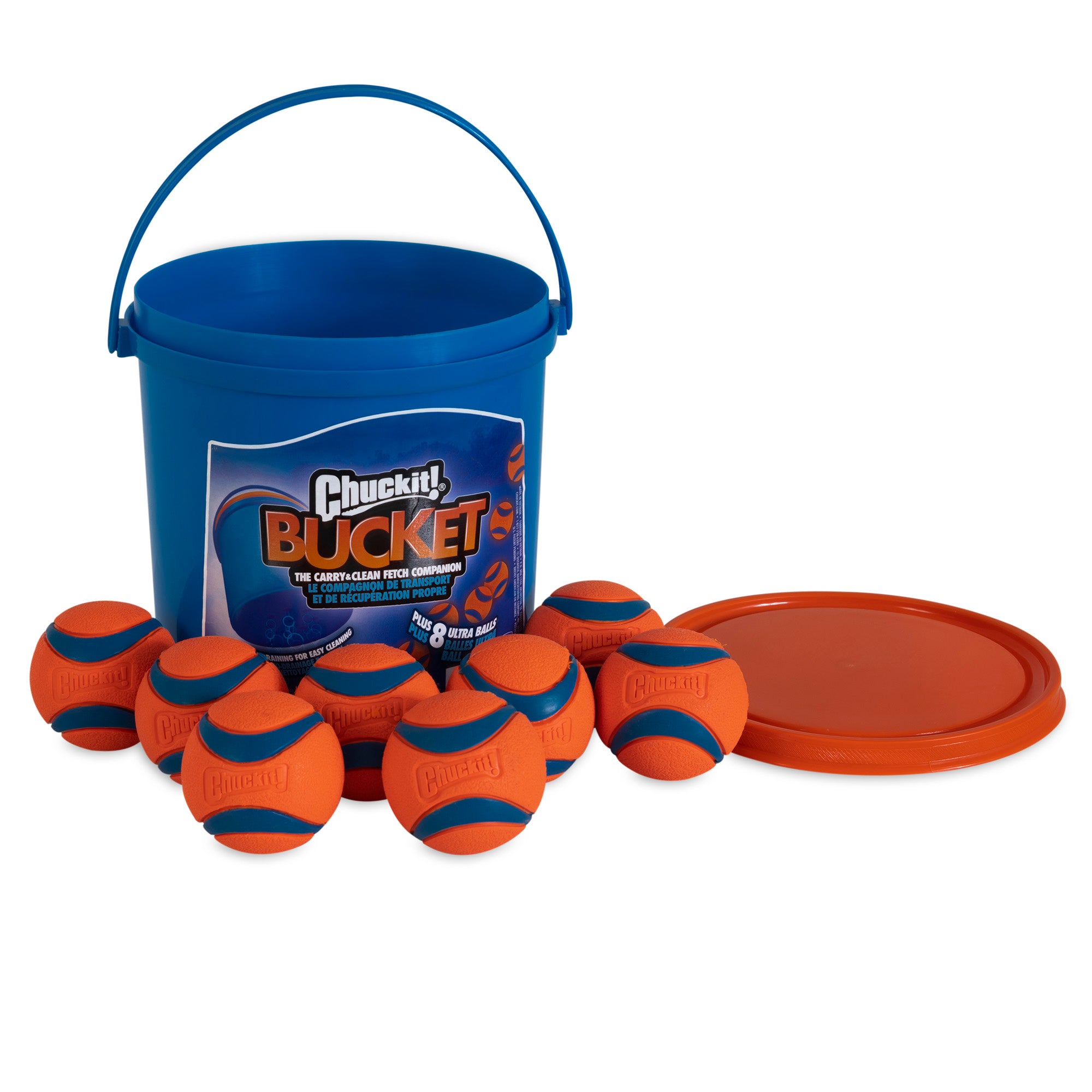 Chuckit!® Bucket - Medium Size 8 Pack With Cleaning Bucket