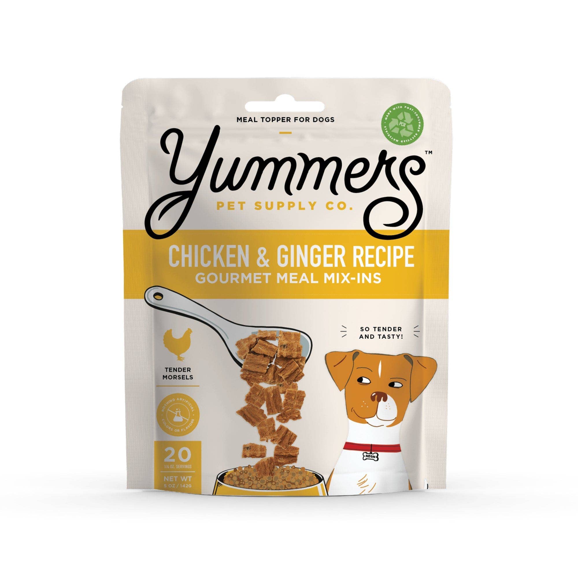 Yummers - Chicken & Ginger Recipe Gourmet Meal Mix-in for Dogs, 5 oz.