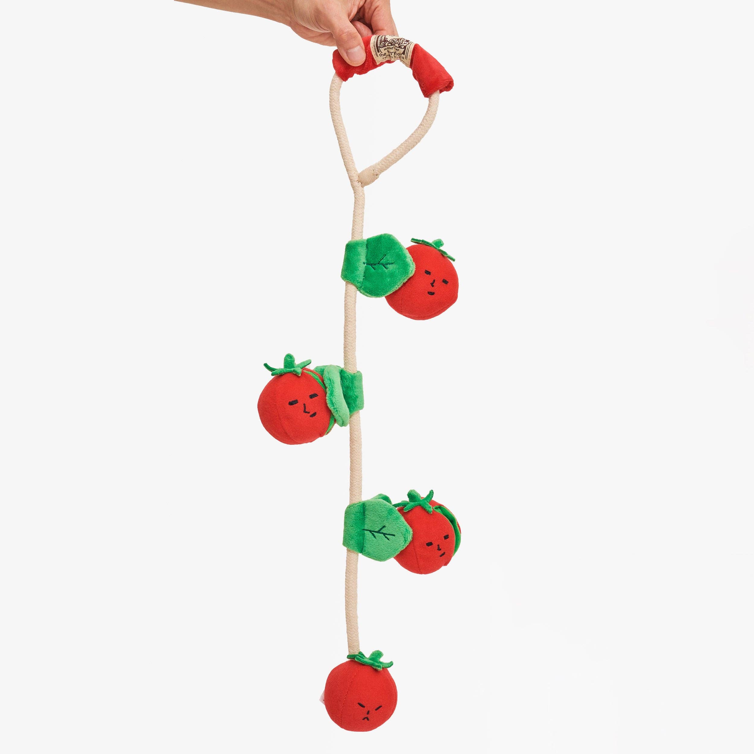 Cherry Tomato Nose Work Tug Toy - The Furryfolks