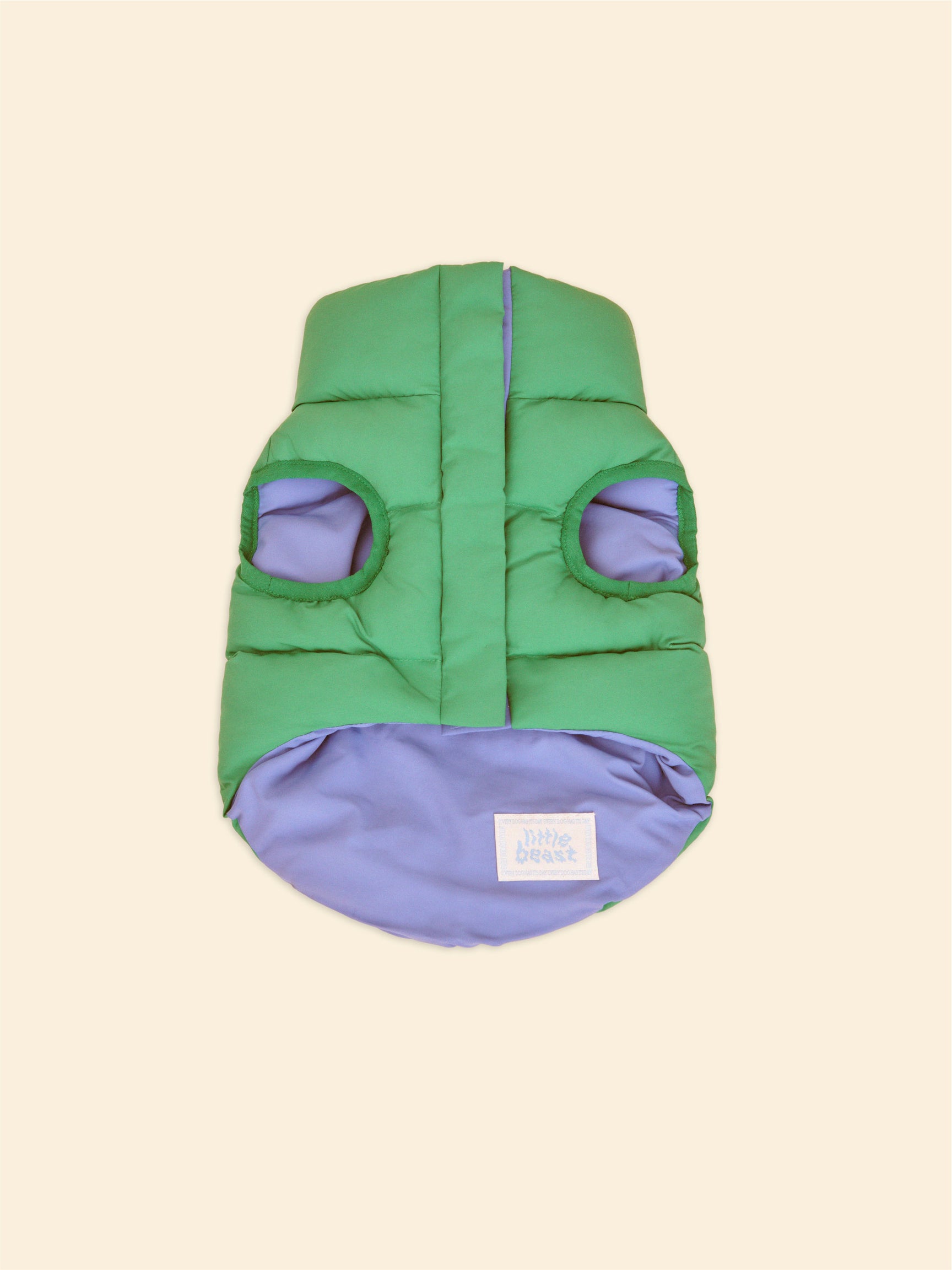 Little Beast Co.The Super Duper Reversible Parka Vest - Green & Blue