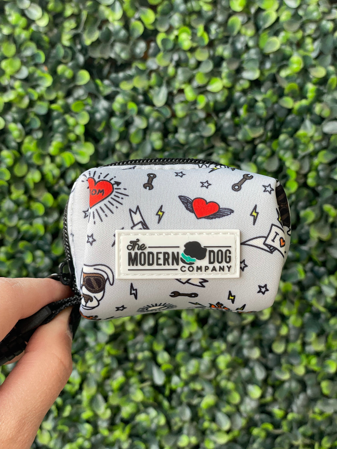 The Modern Dog Company - Bad to the Bone Poop Bag Holder