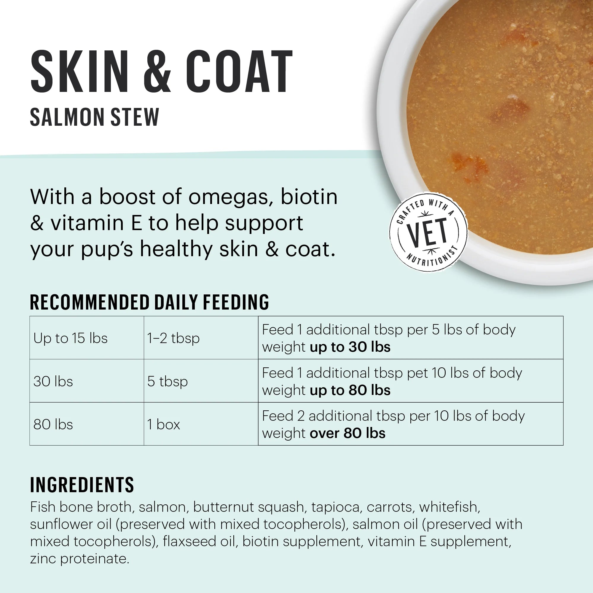 The Honest Kitchen Skin Coat Pour Over Salmon Stew The