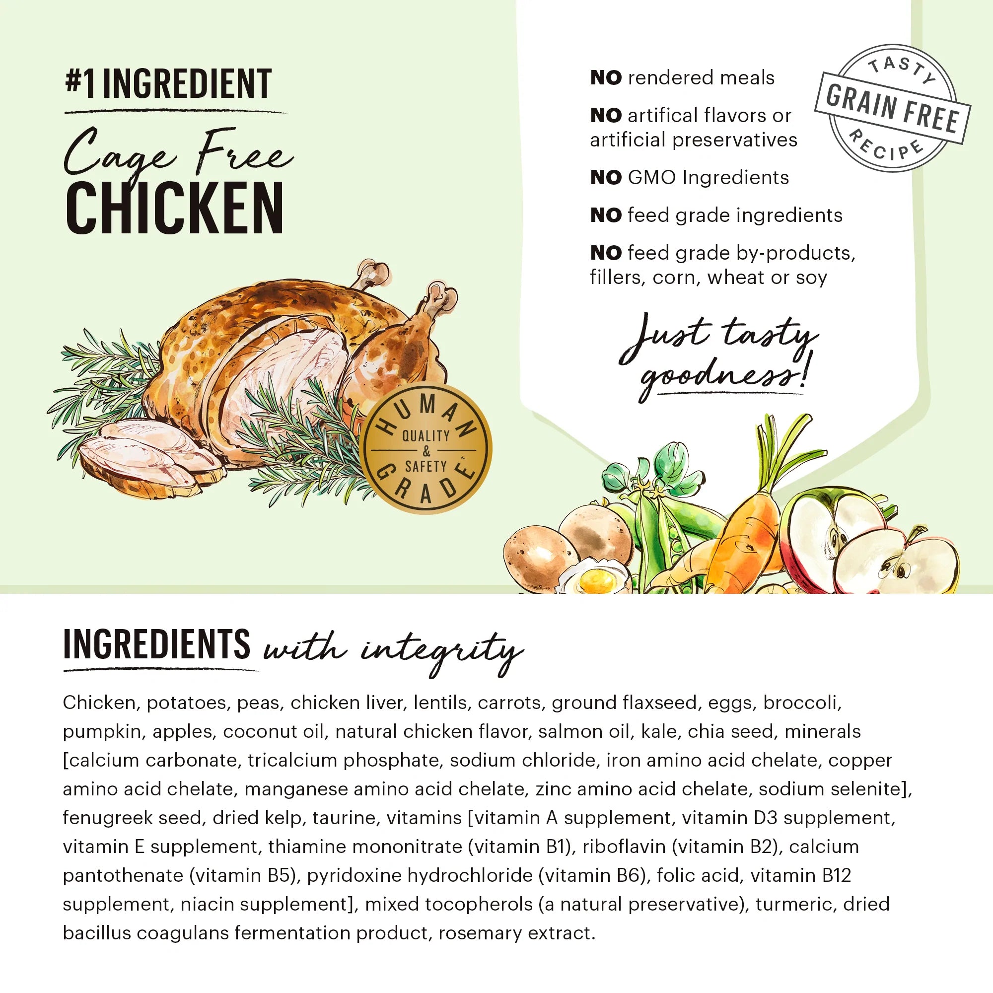 The Honest Kitchen GF Food Clusters - Chicken